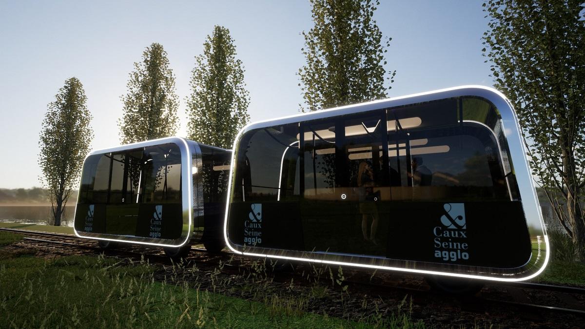 C'est le Pays d Caux qui accueillera les premiers tests de Taxirail - DR : Taxirail