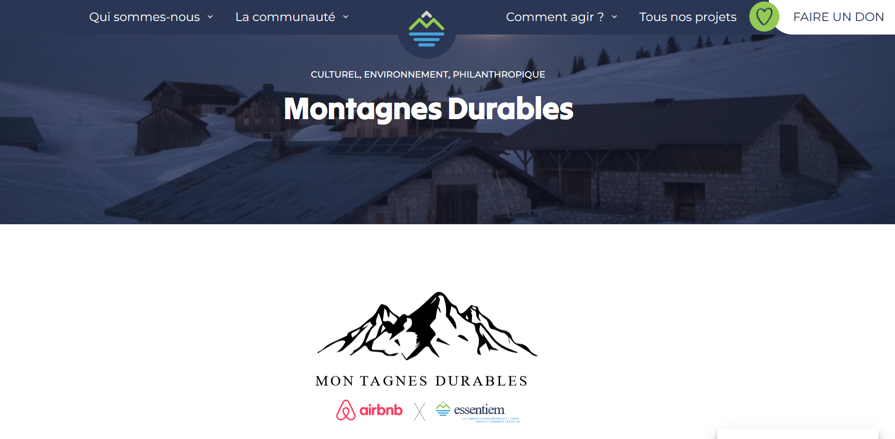 Essentiem lance Montagnes Durables, pour aider les hébergeurs dans leur transition