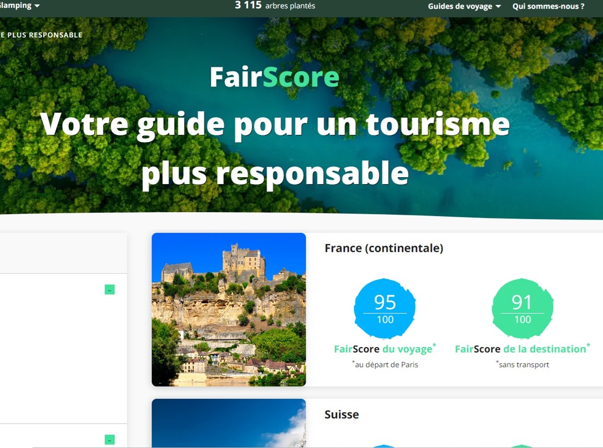 FairMoove dévoile le FairScore, la notation des destinations - DR