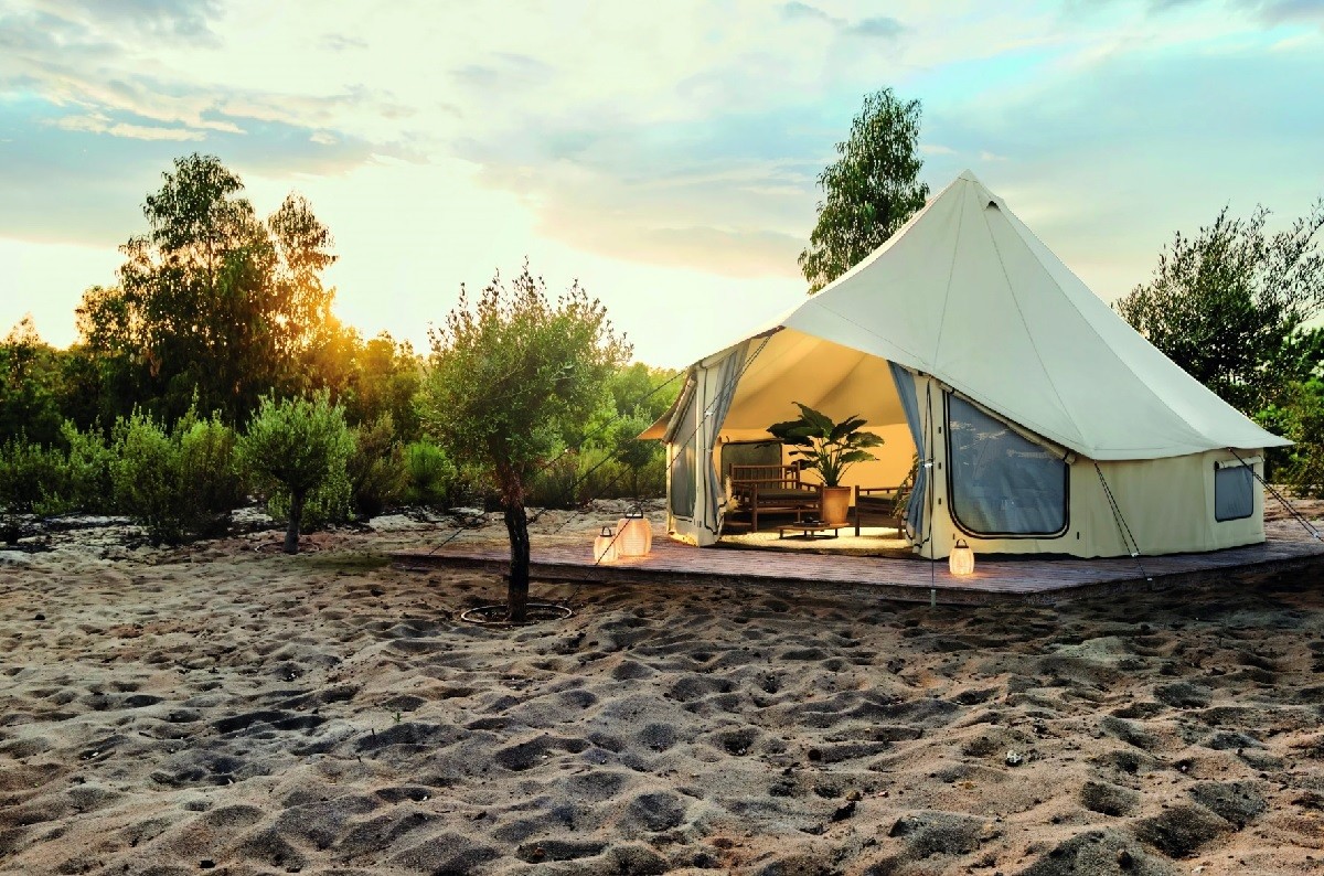 Typyk propose des tentes aménagées clé en main pour générer du revenu grâce à son terrain - Photo Typyk
